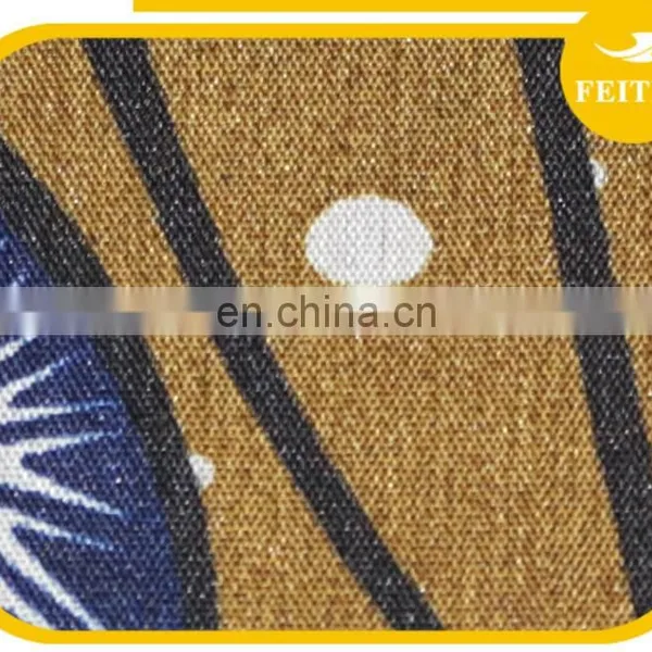 FEITEX African Jacquard Fabric Cotton Dyeing 100% Cotton Fabric Guinea Brocade Damask Shadda photo-4