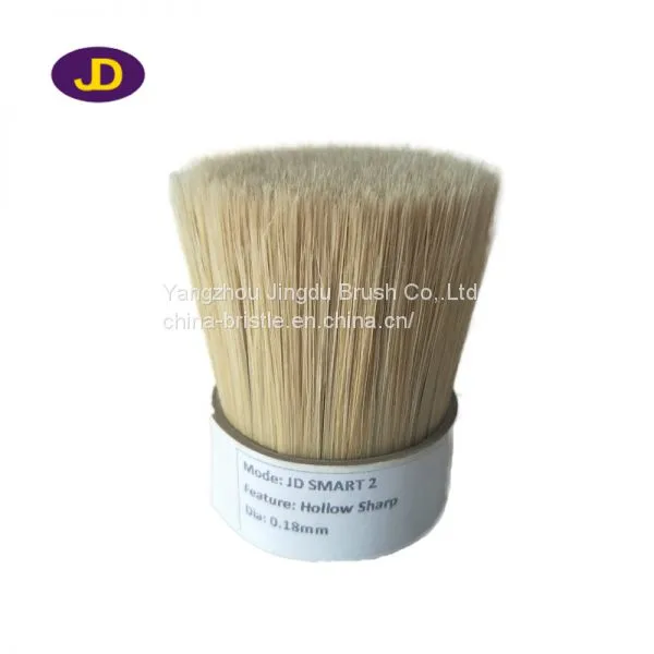 Natural White Pig Bristle Imitation Synthetic Brush Filaments photo-2