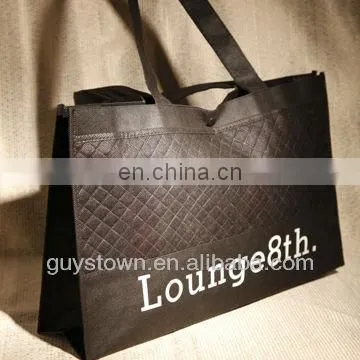 Custom Private Printed Brand Name Logo Eco-friendly Non Woven Promotional Shopping Bag photo-2