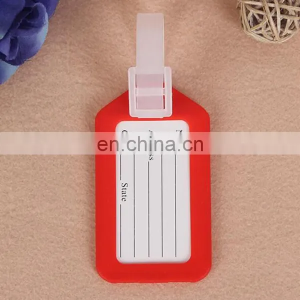 BSCI Assorted Color Tag Plastic Holder Key ID Name Label Tags Split Keyring photo-5