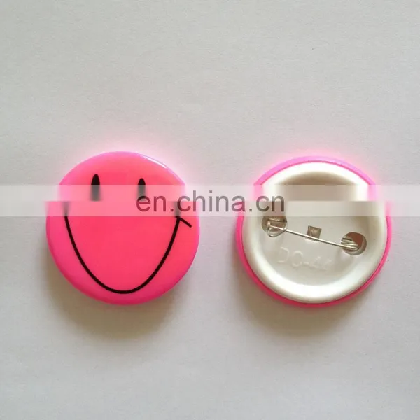 Smile Reflective Pin Badge Metal Badge Cheap Badge Pin photo-3