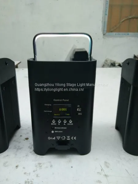 6X18W RGBWAUV Battery Powered Led Lighting,6in1 Flat Led Par,led Par Light,wedding dj Light,battery Recharged Par photo-2