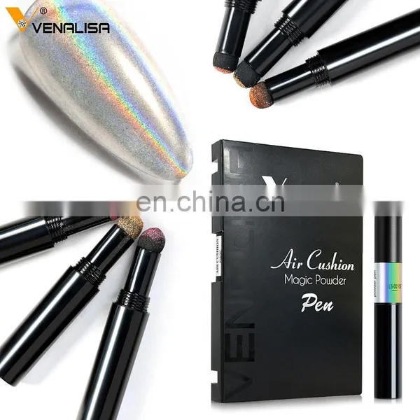 91256 VENALISA Laser Aircusion Magic Powder Pen Nails Acrylic Powder Chrome Glitter Nail Gel Varnish Powder photo-5