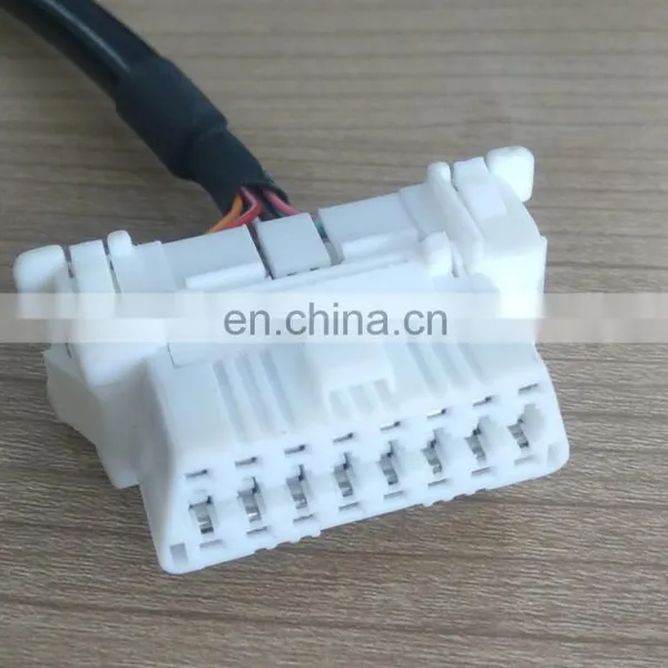 Angle Plug OBD2 Male to Dual Female Adapter Extension Cable 20cm OBD II for Automotive Diagnostic photo-3