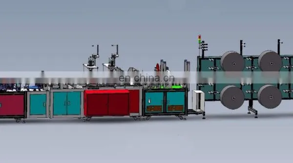 High Speed Fully Automatic FFP2/FFP3 N95 Face Mask Machine For Folding Mask Making Machine photo-5