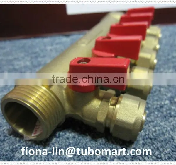 Floor Radiant Heating Manifold of Brass photo-5