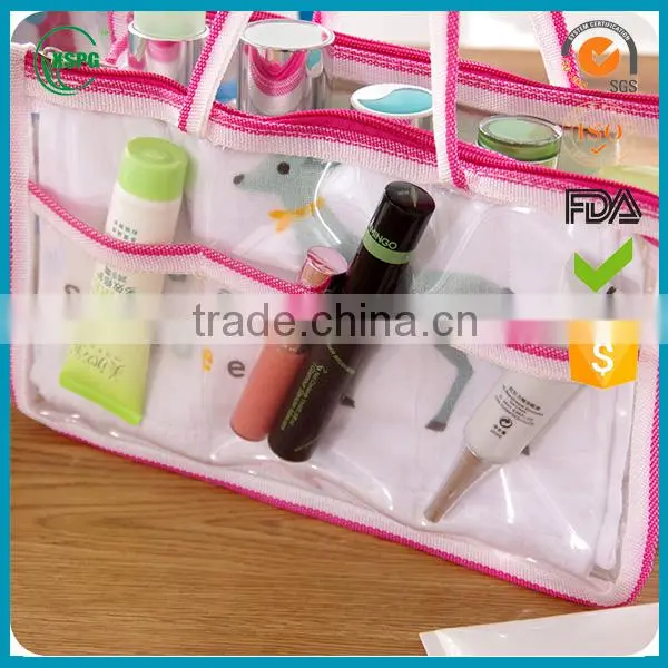 China of Clear Plastic Pvc Cosmetic Make up Toiletry Bag With Zipper photo-4