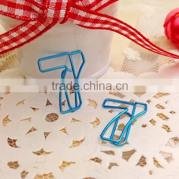Shining Colors Number Shaped Paper Clips photo-4