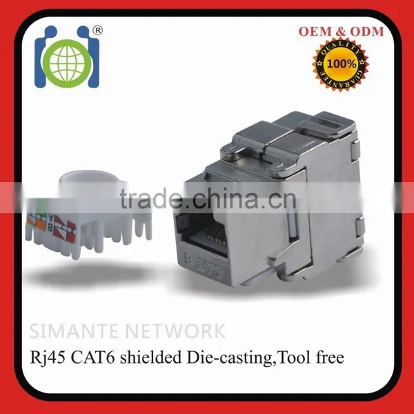 RJ45 CAT6 Tooless Shielded Modular Jack photo-4