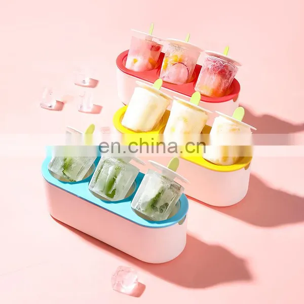 Manufacturing Sale Vertical Stick Solid Plastic Portable Small Circle Tiny Ice Cube Tray photo-2