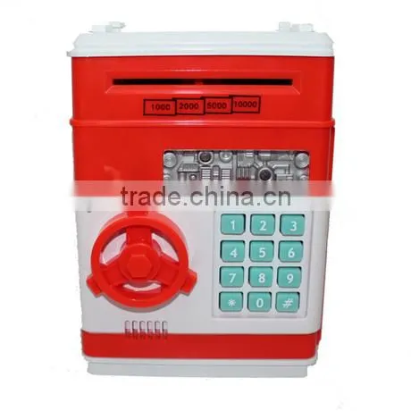 Big Money Box ATM Box Plastic Piggy Bank Money Box With Lock photo-5
