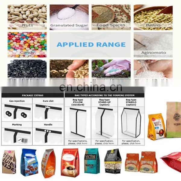 Automatic 1 Ib Coffee Bean Aluminum Foil Bags Filling Packaging Machine With Valve 1kg Coffee Vacuum Packing Machine photo-2