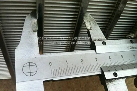 chemical plant wedge wire panel