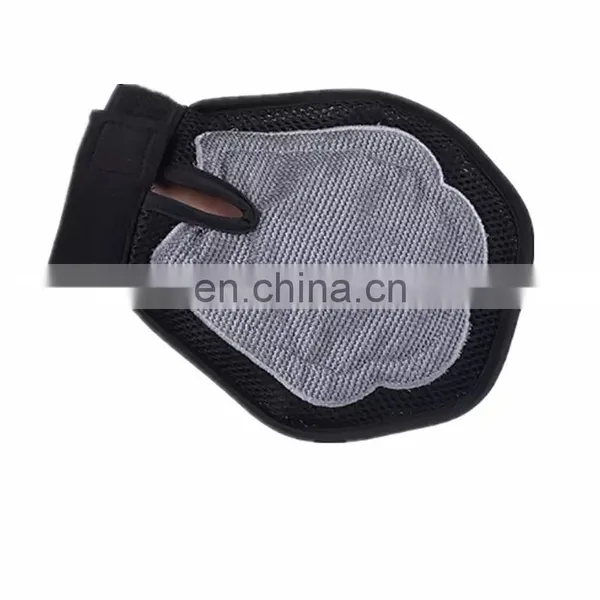 New Style FBA Available High Quality Pet Hair Remover Pet Deshedding Brush Gloves photo-5