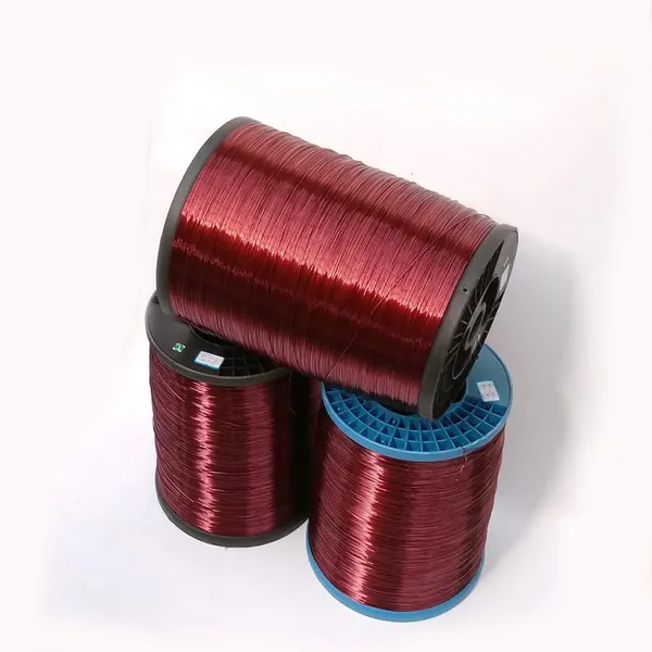 High Temperature Winding Wire Aluminum Enameled Round Wire for Electric Motor Stator Coil Polyester Enamel Croatia photo-2