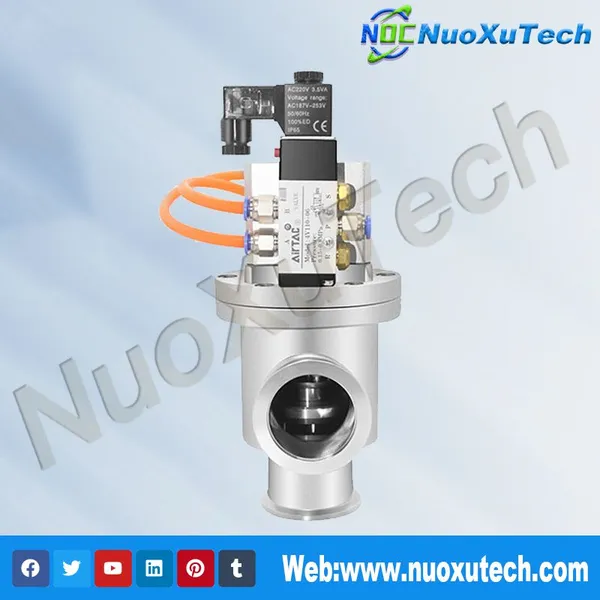 NuoXuTech GDQ pneumatic high vacuum angle valves