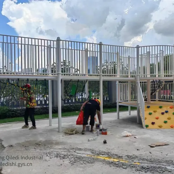 Customized Stainless Steel Slides, Outdoor Children's Combined Amusement Equipment, Non-powered Facilities for Communities and Kindergartens photo-2
