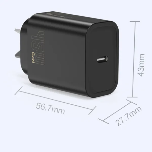 100W 4‑Port GaN PD Fast Wall Charger, Multi‑Device High‑Power Charger for Home & Office Use photo-3