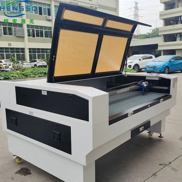 CO2 Laser Cutting Machine CNC Laser Cutting Engraving Equipment HengSo Laser photo-2