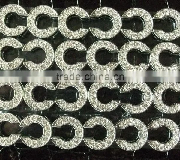 All Sufficient Polished High Quality Personalized Zinc Alloy Metal DIY Plain Slide Alphabet Letters photo-6
