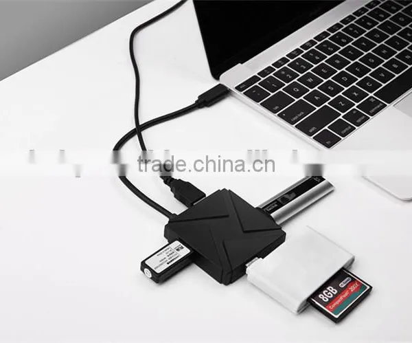 Extension USB 3.1 Type C + USB 3.0 Hub Converter Power Charge Adapter photo-3