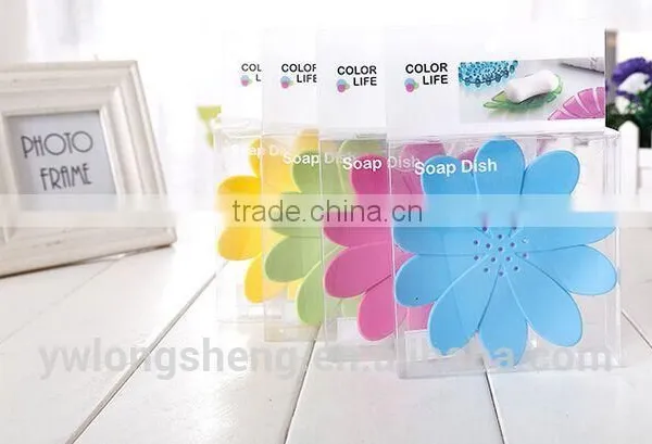 Nice Design Plastic Soap Dish in Flower Shape photo-5