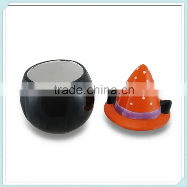 Halloween Themed Ceramic Storage Jars With Lids photo-2