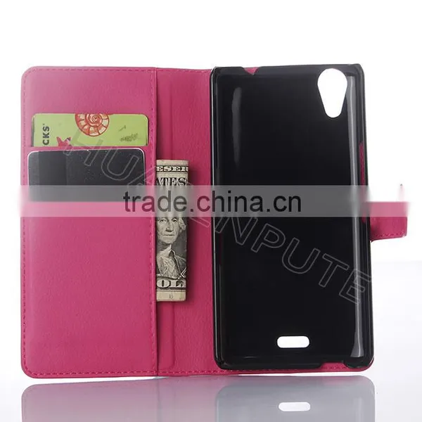Nice Wallet Magetic Leather Holster Phone Cover for Wiko Rainbow Up 4G photo-4