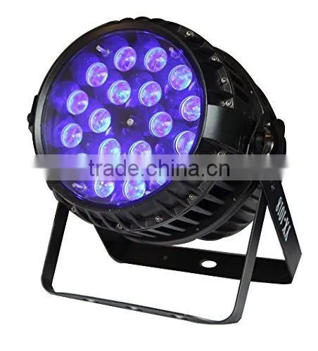 18pcs 10w 4 in 1 RGBW IP65 Outdoor LED Zoom Par Light Dmx-512 Waterproof Lighting Projector Party Club Pub KTV Dj Stage Lighting photo-2