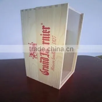 Famous Brand Wine Use and Wood Material Wooden Wine Box