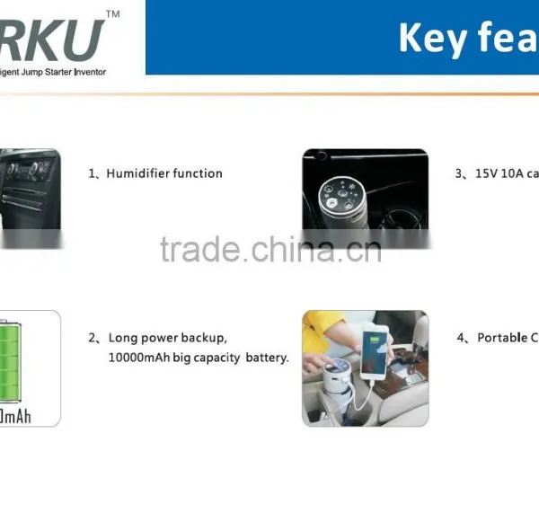 Carku Epower-21 Car Humidifier Mini Battery Booster Charger Jump Starter photo-6