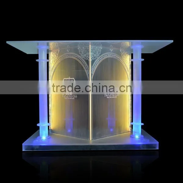 High Quality Acrylic Bar Table With Lights,DJ Table for Bar photo-3