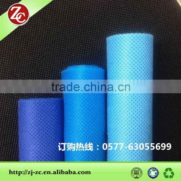 Blue Color 100% PP Nonwoven Roll Fabric Factory Direct Sale photo-3