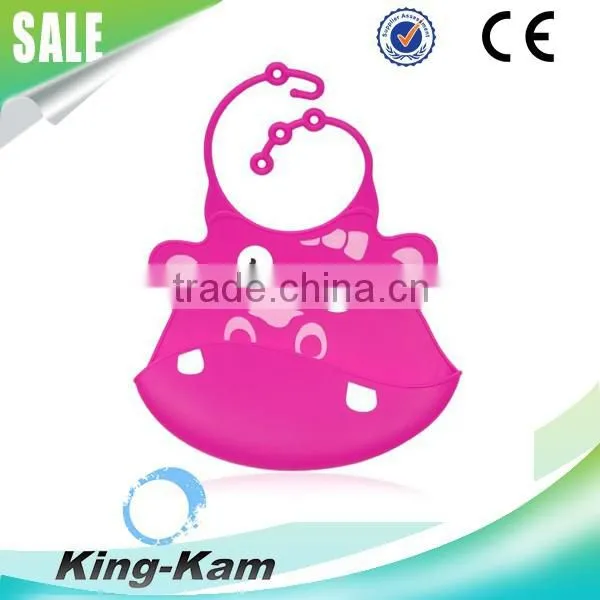 2015 Newly FDA Food Grade Light and Colorful Silicone Baby Bibs Baby Teether Party Dresses Bandana Drool Bibs photo-2