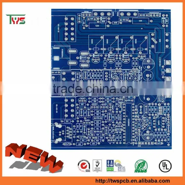 OSP Double-sided PCB With Green Solder Mask for LCD Products/ Green Soler Mask 2 Layers Pcb photo-2