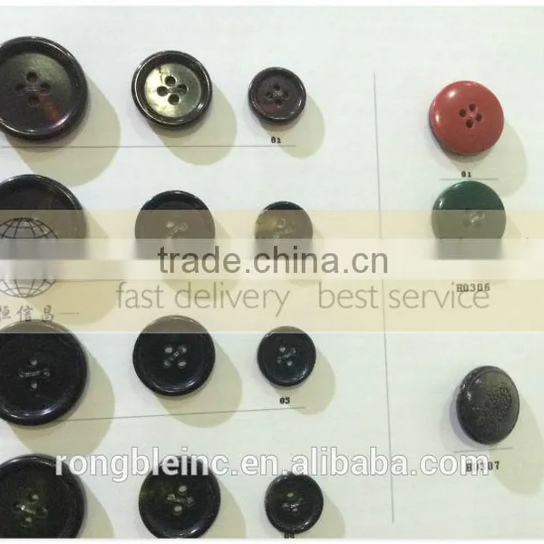 Custom Real ox Horn Buttons for Coat photo-2