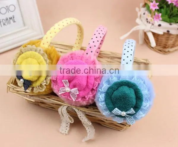 Factory Wholesale Warm Faux Fur Earmuffs With Cheap Price