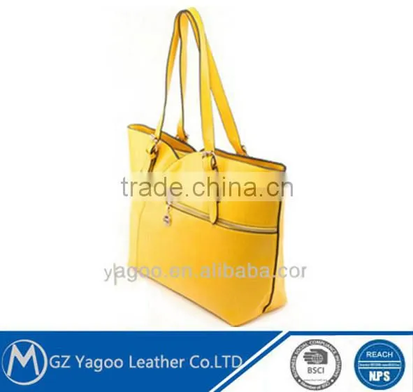 Multi-color Cheap Beach PVC Waterproof Bag Plain Leather Handbag photo-2