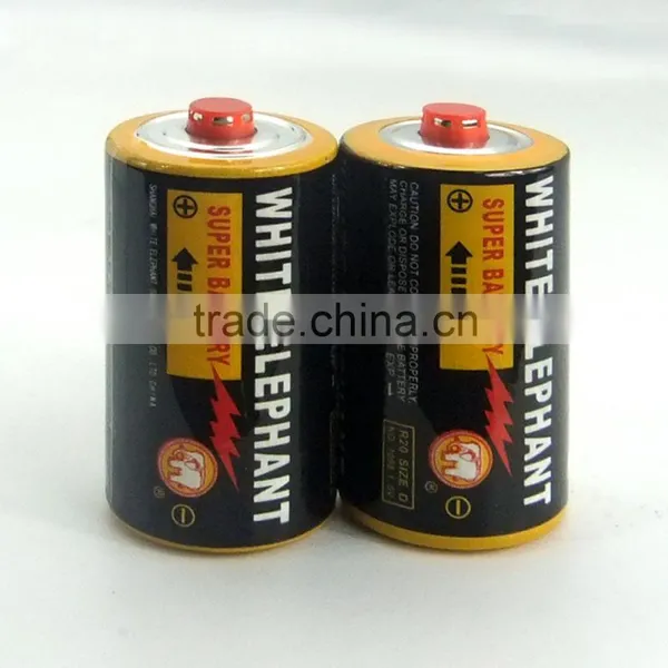 Carbon Zinc Battery With Protective Cap R20