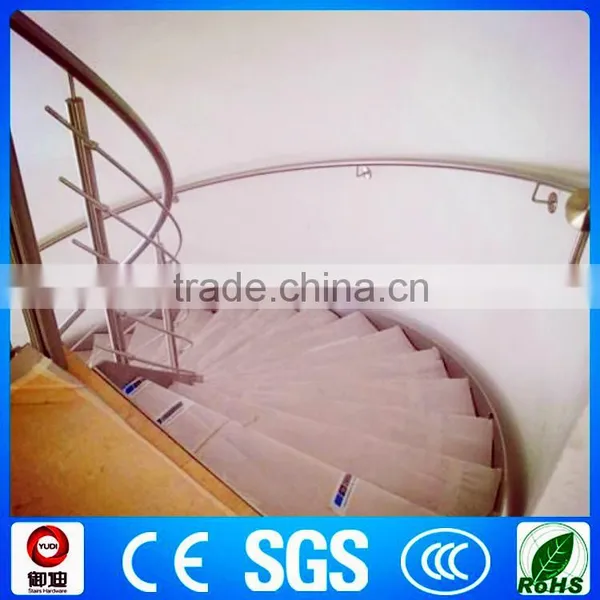 Wood Tread Metal Arc Stair for House Project Used in Indoor photo-5
