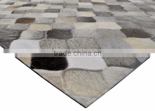 Hair-On Cowhide Leather Carpet M-109 photo-2