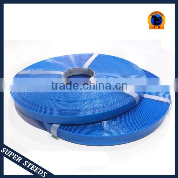 11*2.5mm Pony Size Red TPU Coated Nylon Webbing for Cat Collars photo-2