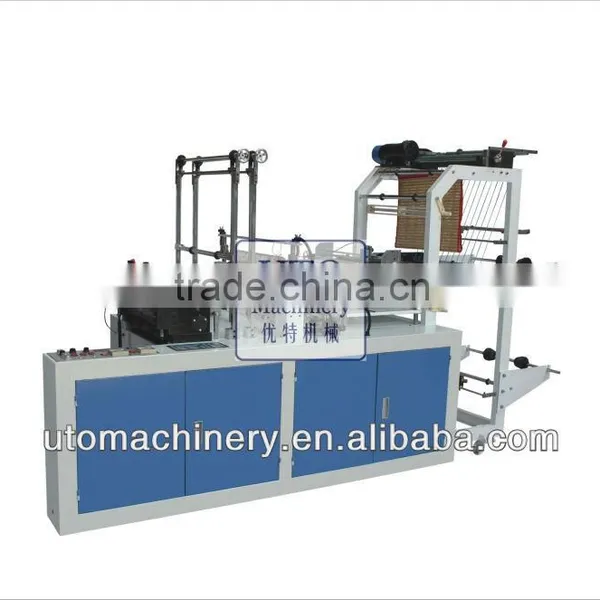 UTOPLAS Brand High Speed Double Lines Bag Making Machine (With Computer Control)