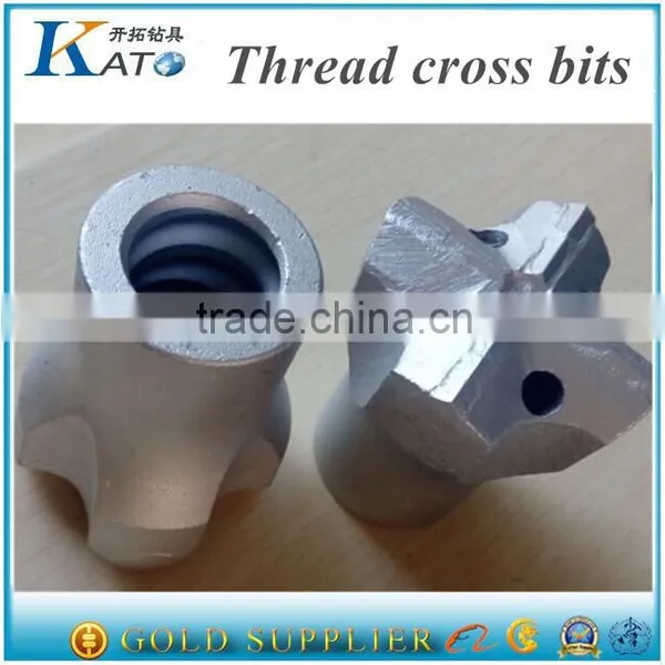 KT Furnace Tapping Cross Drilling Bits R32 R38 T38 photo-2
