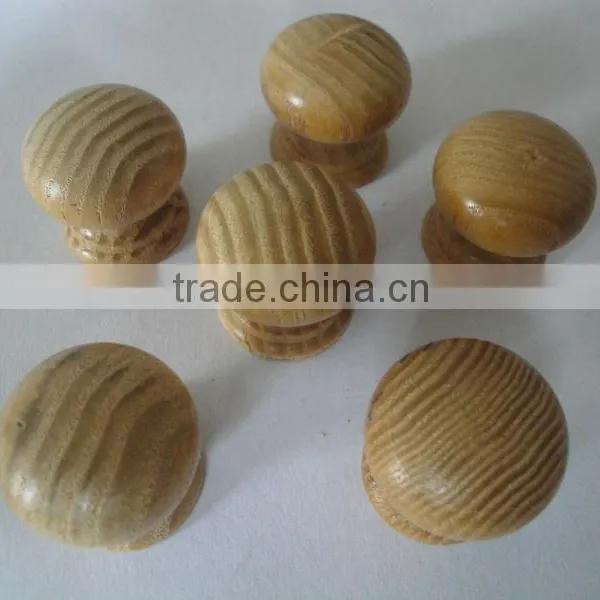 Best Selling Pine Wood Cabinet Knobs 40mm Diameter