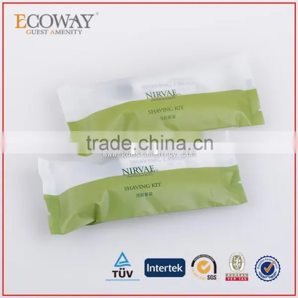 safety shaving razor set plastic shaving razor in sachet