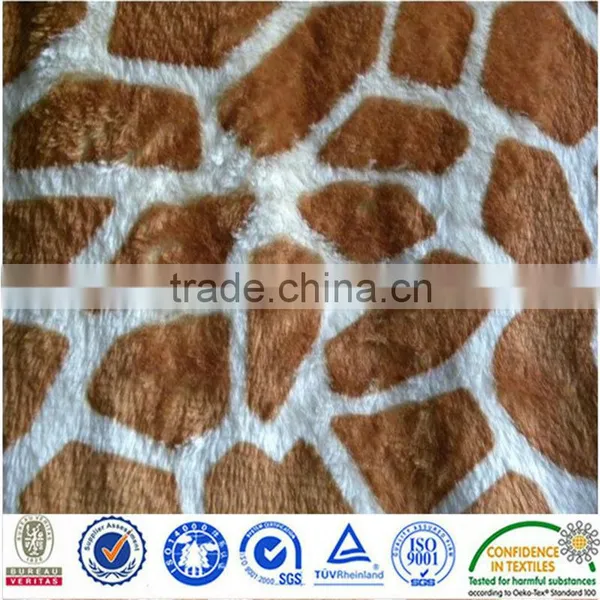 Hot Sell 100polyester Printed Flannel Fleece Fabric Made in Suzhou photo-2