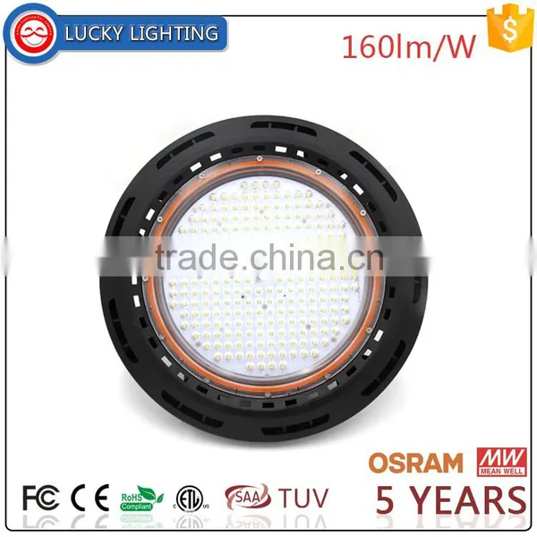 Hanging Hook Base 120 Degree UFO 120w Led Highbay Light photo-4