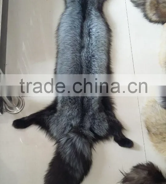 2015 Silver Fox Fur Skin / Real Fox Skin / Natural Fox Fur Skin For Sale photo-6