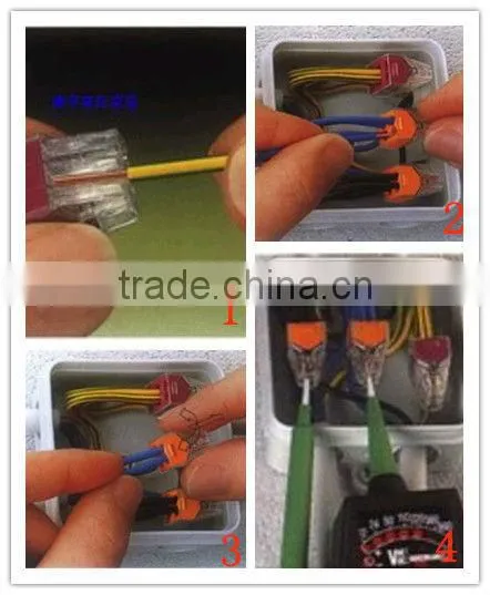 Made in China Wago Push Button Connectors for Junction Boxes 773series in Large Stock photo-3
